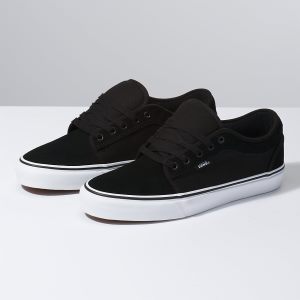 Vans Erkek Spor Ayakkabı Suede Chukka Low Siyah/Beyaz | 62200-754